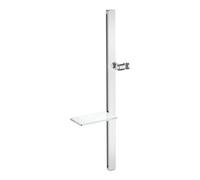 Duravit Duravit Barre de douche 800 mm, aluminium/plastique, chromé Quantité:1