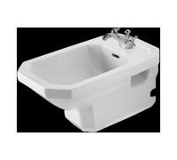 Duravit Bidet mural série 1930 0266100000 avec trop-plein et trou pour robinet blanc