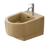 Duravit Duravit Bidet mural Balcoon 37x54 cm, avec robinetterie, évacuation supérieure, terre argile mate Quantité:1