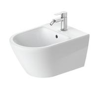 Duravit Duravit Bidet mural D-Code 36x54 cm, avec trou robinet, trop-plein, blanc Quantité:1