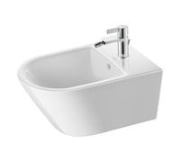Duravit Duravit Bidet mural D-Neo 37x54 cm, avec robinetterie, trop-plein, trou robinet, blanc Quantité:1