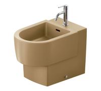 Duravit Duravit Bidet sur pied Balcoon 37x57 cm, avec robinetterie, posé, argile terre mat Quantité:1