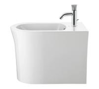 Duravit Duravit Bidet sur pied White Tulip 37x58 cm, avec trop-plein, percé, blanc Quantité:1
