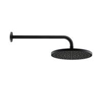 Duravit Duravit Bras de douche 410 mm, noir mat, coudé, fixation murale, rosace ronde Quantité:1