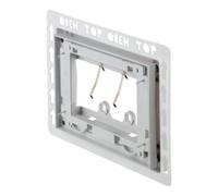 Duravit Duravit Cadre d'encastrement DuraSystem 29x21 cm, affleurant, pour plastique, blanc Quantité:1