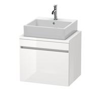 Duravit Duravit Com DuraStyle Meuble sous lavabo 60x47,8 cm, blanc brillant, avec console, 1 tiroir Quantité:1