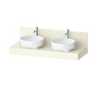 Duravit Duravit Console Balcoon 130x55x37 cm, 2 tiroirs, blanc éléphant mat Quantité:1