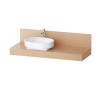 Duravit Duravit Console Balcoon 140x55x37 cm, 1 tiroir, robinet gauche, Terra ma Quantité:1