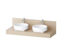 Duravit Duravit Console Balcoon 140x55x37 cm, 2 A., double face, beige sable Quantité:1
