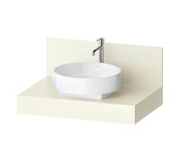 Duravit Duravit Console Balcoon 80x55x37 cm, 1 AS robinet central, ivoire mat Quantité:1