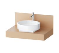 Duravit Duravit Console Balcoon 80x55x37 cm, 1 trou robinet, Terra ma Quantité:1