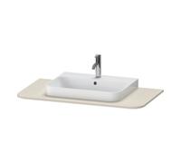 Duravit Duravit Console de lavabo Happy D.2 Plus 100x55 cm, 1 découpe, taupe super mat Quantité:1