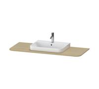 Duravit Duravit Console de lavabo Happy D.2 Plus 130x55 cm, avec 1 trou, mitigeur, méditerranée Ei Quantité:1