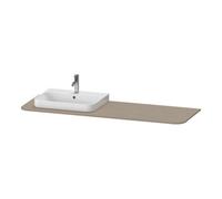 Duravit Duravit Console de lavabo Happy D.2 Plus 160x55 cm, 1 découpe, cuvette gauche, lin Quantité:1