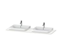 Duravit Duravit Console de lavabo Happy D.2 Plus 160x55 cm, 2 trous, blanc nord mat Quantité:1