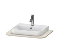 Duravit Duravit Console de lavabo Happy D.2 Plus 65x48 cm, 1 découpe, taupe supermat Quantité:1