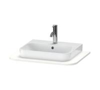 Duravit Duravit Console de lavabo Happy D.2 Plus 65x48cm, 1 découpe, blanc supermat Quantité:1