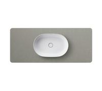 Duravit Duravit Console de lavabo Luv 138,8x59,5x2 cm, quartz, avec 1 trou, blanc Quantité:1