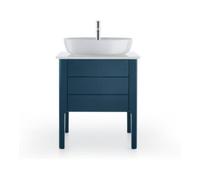 Duravit Meuble sous-lavabo Luv LU946501717 – Quartz, 68,8×47,5 cm, blanc structuré, 1 découpe