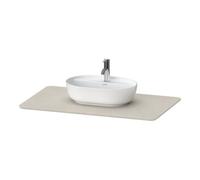Duravit Duravit Console de lavabo Luv 98,8x59,5x2 cm, quartz, avec 1 trou, surface structurée Quantité:1