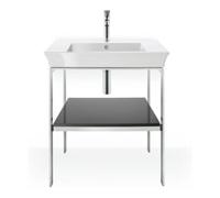 Duravit Duravit Console de lavabo White Tulip 68,4x45 cm, graph hgl, Mét., sur pied Quantité:1