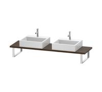 Duravit Duravit Console DuraStyle 80-200x48cm, 2 tiroirs, ép. 3cm, noyer foncé Quantité:1