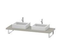 Duravit Duravit Console L-Cube 80-200x55 cm, 2 pcs, épaisseur 4,5 cm, taupe mat Quantité:1