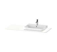 Duravit Duravit Console lavabo Happy D.2 Plus 130x55 cm, 1 trou robinet, cuvette droite, blanc mat satiné Quantité:1