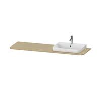 Duravit Duravit Console lavabo Happy D.2 Plus 160x55 cm, 1 trou, bonde à droite, méditerranée œuf Quantité:1
