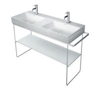 Duravit Duravit Console métal DuraSquare 126,5x45 cm, sur pied, chrome Quantité:1