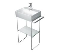 Duravit Duravit Console métallique DuraSquare 51,6x33cm, sur pied, chrome Quantité:1