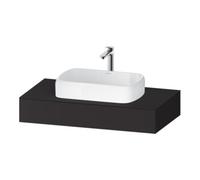 Duravit Duravit Console Qatego 100x55x17 cm, graphite mat, 1 découpe Quantité:1