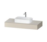 Duravit Duravit Console Qatego 120x55x17 cm, Tau supermat, 1 découpe Quantité:1