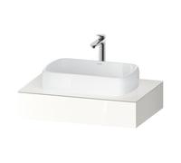 Duravit Duravit Console Qatego 80x55x17 cm, blanc brillant, 1 découpe Quantité:1