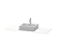 Duravit console XSquare XS060GM9898 140x55cm, avec découpe 2000 , centre, Nachtblau seidenmatt