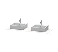 Duravit Duravit Console XSquare 160x55 cm, st-g m, m 2 sorties, lavabo double face Quantité:1