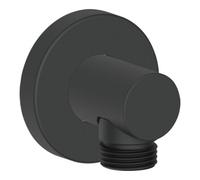 Duravit Duravit Coude mural DN 15, sans douchette, rosace ronde, noir mat Quantité:1