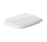 Duravit Duravit D-Code Compact Abattant WC sans frein de chute, charnières inox, blanc Quantité:1