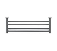 Duravit Duravit D-Code Étagère à serviettes 65x11,2x22 cm, noir mat Quantité:1