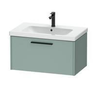 Duravit Duravit D-Code Meuble sous lavabo 78,4x40x46 cm, 1 porte, fjord gris, corps noir Quantité:1