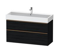 Duravit Duravit D-Neo Meuble sous lavabo 118,4x44,2 cm, b chêne/blanc, 1 porte, 1 tiroir Quantité:1