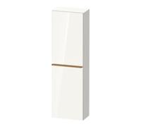 Duravit Duravit Demi-colonne D-Neo 40x24 cm, 1 porte, 4 étagères, à gauche, blanc brillant Quantité:1
