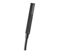 Duravit Duravit Douchette 212 mm, raccord G 1/2, angle, noir mat Quantité:1