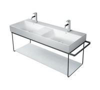 Duravit Duravit DuraSquare Console métallique 126,5x45cm, suspendue, noir mat Quantité:1