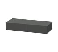 Duravit Étagère tiroir DuraStyle DS827004949 100 x 44 cm, 2 tiroirs, graphite mat, avec console