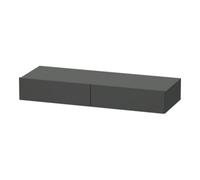 Duravit Duravit DuraStyle Étagère tiroir 120x44 cm, 2 tiroirs, graph ma, avec console Quantité:1