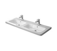 Duravit Duravit DuraStyle Meuble double vasque 130x48 cm, 2 robinets, avec trop-plein, blanc mat Quantité:1