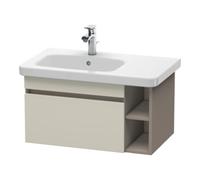 Duravit Duravit DuraStyle Meuble sous lavabo 73x44,8 cm, évier à gauche, taupe/mat, 1 tiroir Quantité:1