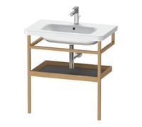 Duravit DuraStyle porte-serviettes DS988204976 74 x 44 cm, graphite mat / chêne massif, avec étagère