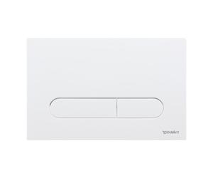Duravit Duravit DuraSystem Plaque de commande mécanique à poser pour WC Bet 100, blanc Quantité:1